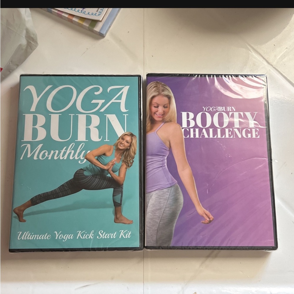 Yoga Burn Monthly and Booty Challenge DVD Set
